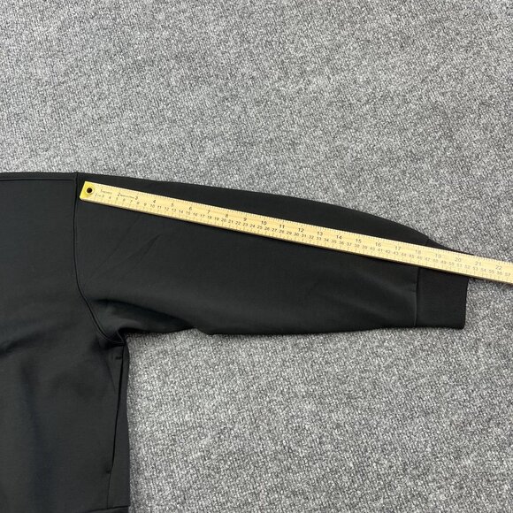 Uniqlo Black Full-Zip Hoodie With Drawstrings Size L - Picture 8 of 10